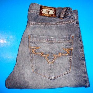 Vintage  INDIGO STAR  Western Style Jeans size 32 x 30